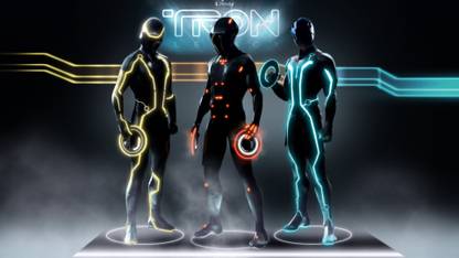 Tron Legacy Characters ON FINE ART PAPER ON 24X36 LARGE POSTER Photographic Paper