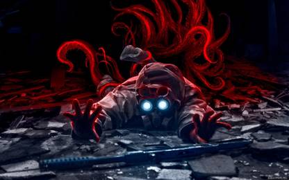 Romantically Apocalyptic Gas Mask Frameless Fine Quality Poster Fine Art Print