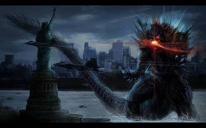 Movie Godzilla (2014) Godzilla HD Wallpaper Background Paper Print