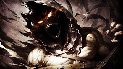 PWL Disturbed Band Dark Grim Reaper Horror Wall Poster 13*19 inches Matte Finish Paper Print