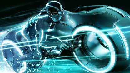 Movie TRON: Legacy Tron Future HD Wallpaper Background Paper Print