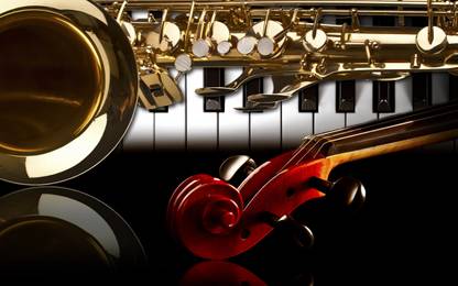 Music Instrument HD Wallpaper Background Fine Art Print