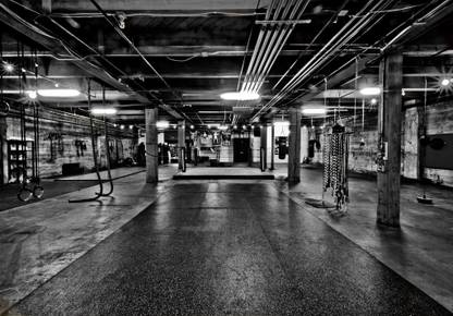 Sports Gym Boxing Black & White HD Wall Poster Paper Print