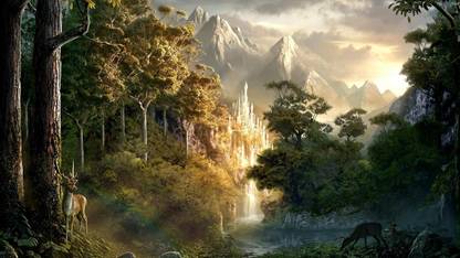 Movie Lord Of The Rings HD Wallpaper Background Paper Print