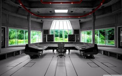 Music Studio HD Wallpaper Background Fine Art Print