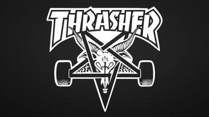 Sports Skateboarding Thrasher Pentagram HD Wall Poster Paper Print