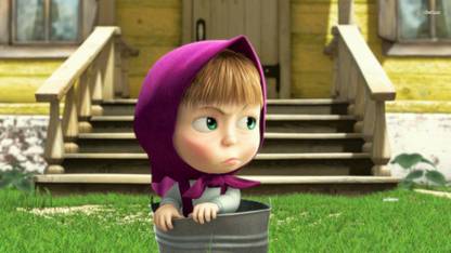 Akhuratha Poster Movie Masha And The Bear HD Wallpaper Background Fine Art Print