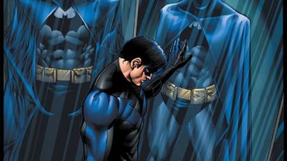 Comics Nightwing HD Wallpaper Background Fine Art Print