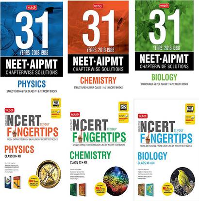 Mtg Fingertip Pcb And Neet 31 Years Pcb Combo Set Of 6 Books
