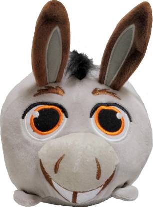 My Baby Excels Donkey(Shrek) Bean Ball Plush - Grey 17 CM  - 17 cm
