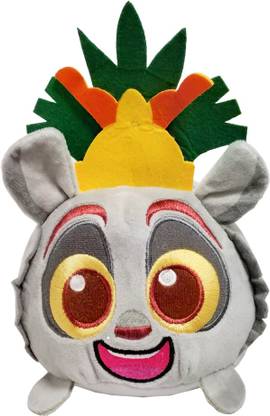 Madagascar King Julien Bean Ball Plush - Multi Colour 17 CM  - 17 cm