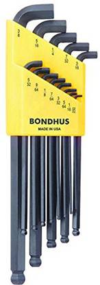 BONDHUS 16537 Allen Key Set