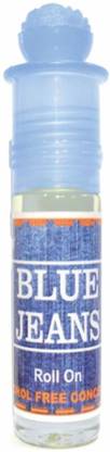 INDRA SUGANDH Blue Jeans Attar Roll On PERFUME FOR MEN 24 HOURS LONG LASTING FRAGRANCE Floral Attar