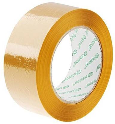 QAWACHH (Transparent)(Manual)(Transparent) rolled Adhesive Big Size Adhesive Tape 400 Meter,2 inch 50 microns (Brown) (Manual)
