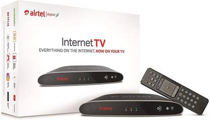 Airtel Internet TV Box with 1 Month Subscription and 1 Year TV App Subscription