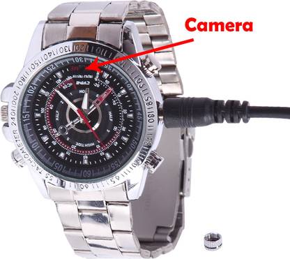 MMHB Spy Wrist Watch Camera Inbuild 16GB memory. Hidden audio /video Recording.While recording no light Flashes. Spy Camera