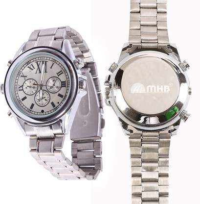 MMHB Spy Camera Wrist Watch Inbuild 16GB memory. Hidden audio /video Recording.While recording no light Flashes. Spy Camera