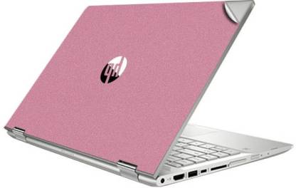 GADGETSWRAP GW-80454 Pink Glitter Top Only Skin for HP X360 Convertible 14BE075TX Vinyl Laptop Decal 14