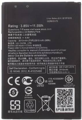 LIFON Mobile Battery For  Asus Zenfone Go 5.5
