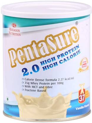 PentaSure 2.0 High Protein High Calorie - Vanilla flavour -400gm Whey Protein