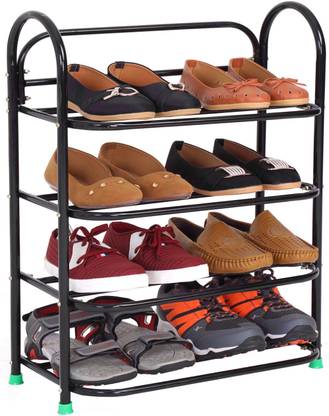 RAJ SmartBuy 4 Tiers Metal Shoe Stand