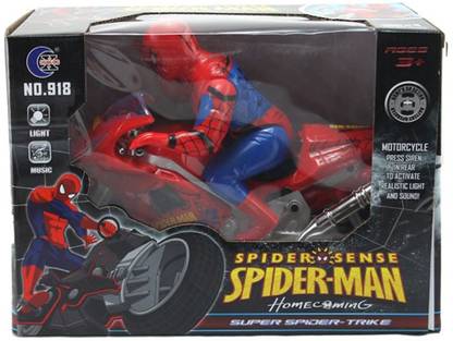 6ixtech Spiderman Motor Cycle