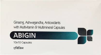 ABIGIN Multivitamins & Multiminerals for Men and Women - Ginseng + Antioxidants