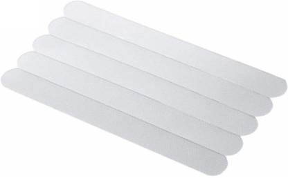 SYGA 5 Pack Non-Slip Stair Strips Self Adhesive Pre-Cut Clear Safety Stair Treads Grip Anti Slip Tape for Indoor Outdoor Stairs, Strips Steps, Boats, Ladders Adhesive
