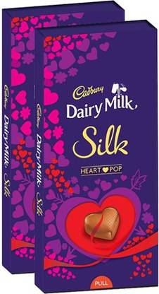 Cadbury Dairy Milk Silk Special Gift Pack, 250g β Pack of 2 Bars