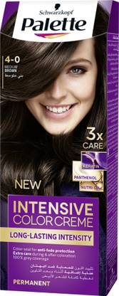 Schwarzkopf Palette Palette Intensive Colour Cream 4-0 Medium Brown 110 ml , Medium Brown