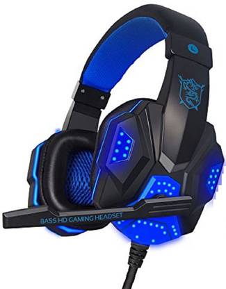 Frabble8 Gaming Headphones with RGB LED & Noise Cancellation with Mic Wired