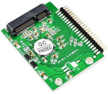 Buyyart New mSATA SSD to 44 Pin IDE Converter Adapter as 2.5 Inch IDE HDD 5 Volt For Laptop AM1Socket ATX AMD RX881 Chipset DDR2 Motherboard for Laptop