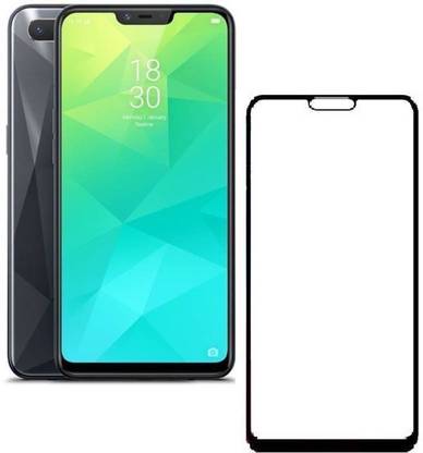 Accessories Kart Edge To Edge Tempered Glass for OPPO A5, Oppo A3s, Realme 2, Realme C1, Realme C1
