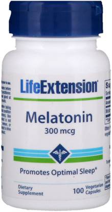 Life Extension Melatonin, 300 Mcg, 100 Capsules