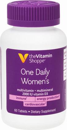 Vitamin Shoppe One Daily Women's Multivitamin - 60 Tablets