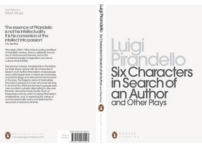 Six Characters in Search of an Author and Other Plays
