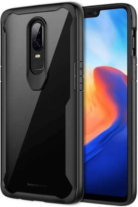 Roxel Bumper Case for (Certified Refurbished) OnePlus 6 (Mirror Black, 6GB RAM, 64GB Storage)