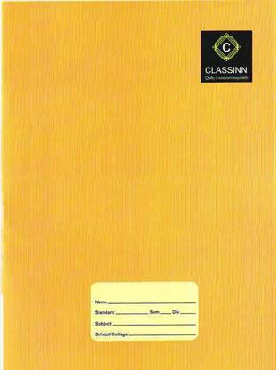 CLASSINN EXERCISE BOOK A5 Notebook SQUARE LINE 176 Pages