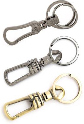 VENARDO White Metallic Clip Hook Locking Premium (S0240) Key Chain