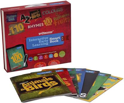 SMART Book Go Discover Interactive Early Learning, Multi Colour