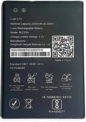 LIFON Mobile Battery For  LYF WIND 7 2250mAh