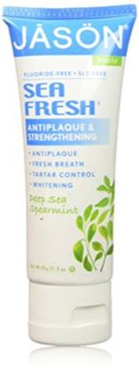 Jason Sea Fresh Travel Size Toothpaste, Deep Sea Spearmint, 3 Ounce Toothpaste