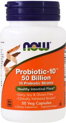 Now Foods Probiotic-10 50 Billion 50 Veg Capsules
