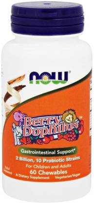 Now Foods BerryDophilus Kids 2 Billion 60 Chewables