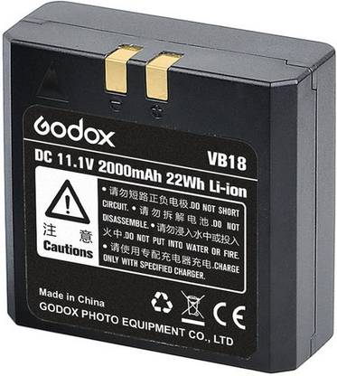 GODOX VB-18 Li-Ion  (11.1V, 2000mAh)- for VING Series Flashes -( V850II V860C II V860N II ) Camera Flash  Battery