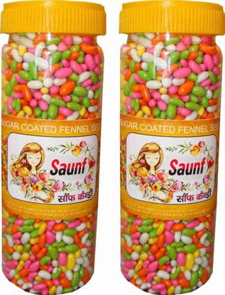 TT T T SUGAR COATED FENNEL SEEDS - SAUNF CANDY SAUNF