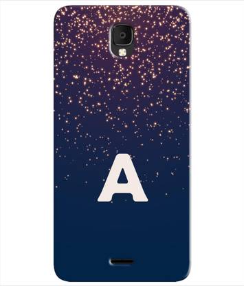 XPRINT Back Cover for Micromax Q4002 (Bharat 4 Diwali Edition) - Alphabet A
