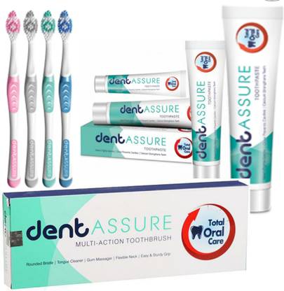 ASSURE Dentassure Toothpaste + Dentassure Toothbrush Combo