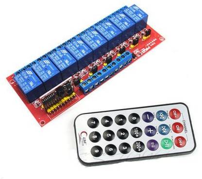 arduino M642 8 Channel Infrared Remote Control Switch Relay Multi-function 12V LED Educational Electronic Hobby Kit