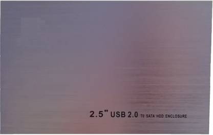 LipiWorld Hard Disk Drive Enclosure External Case 2.5 inch HDD Case External USB 2.0 SATA 2.5" inch SATA